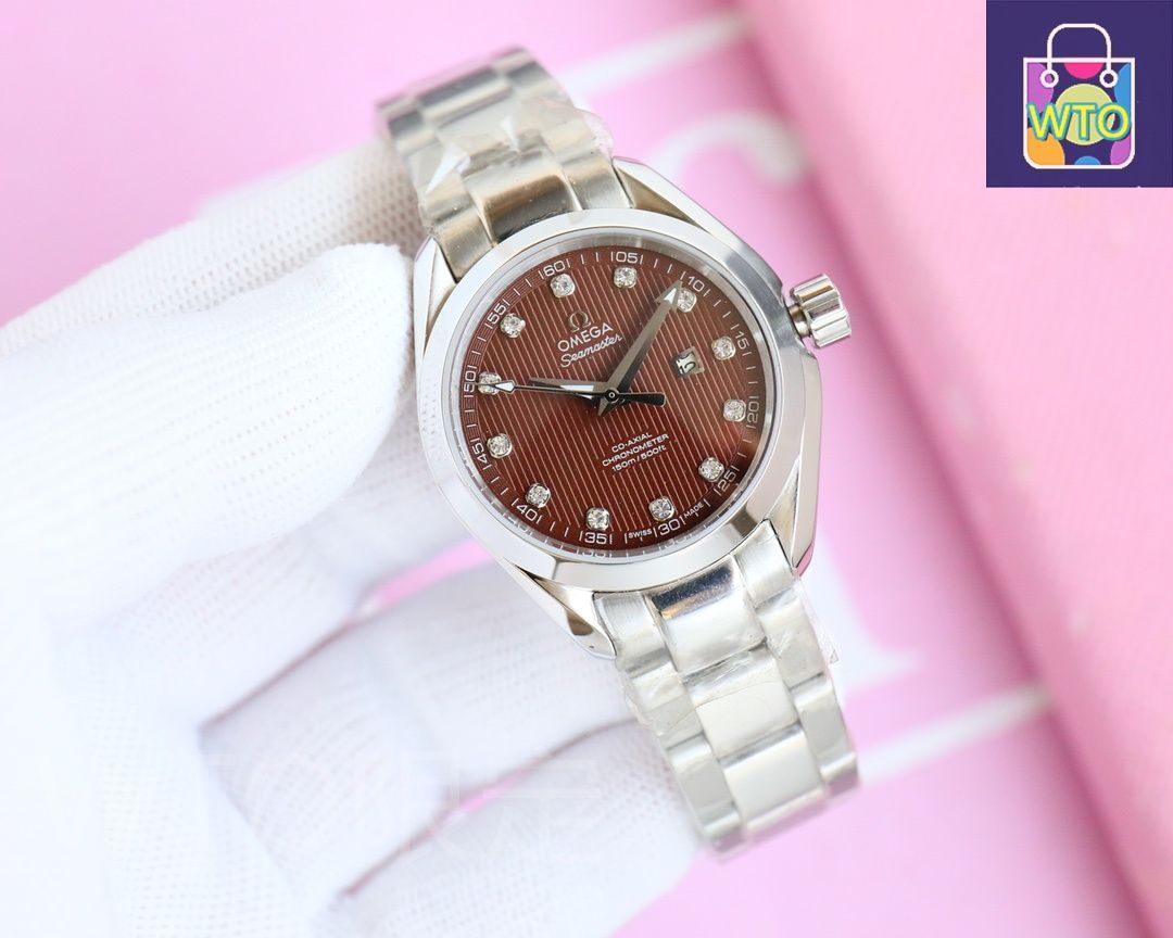 【稼働品】オメガ◆レディースウォッチ　80 今日特価】Omega オメガ シーマスター 新モデル レディース