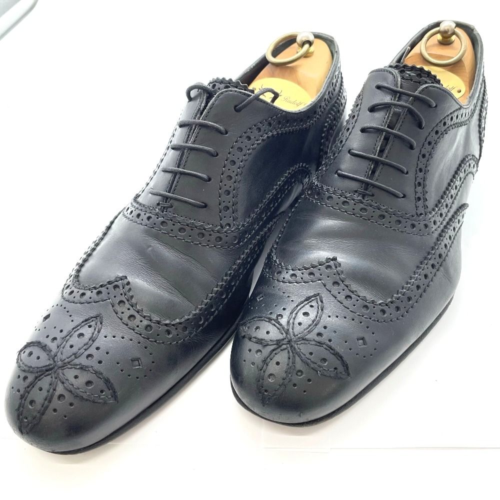 【正規品】極美 ルイヴィトン レザー ビジネスシューズ 革靴 ブーツ 6 1/2 LOUIS VUITTON ルイ・ヴィトン レザーシューズ 革靴 サイズ8 1/2