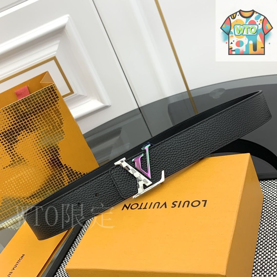 今日特価】Louis Vuitton ルイヴィトン レザーベルト-3 - メルカリ