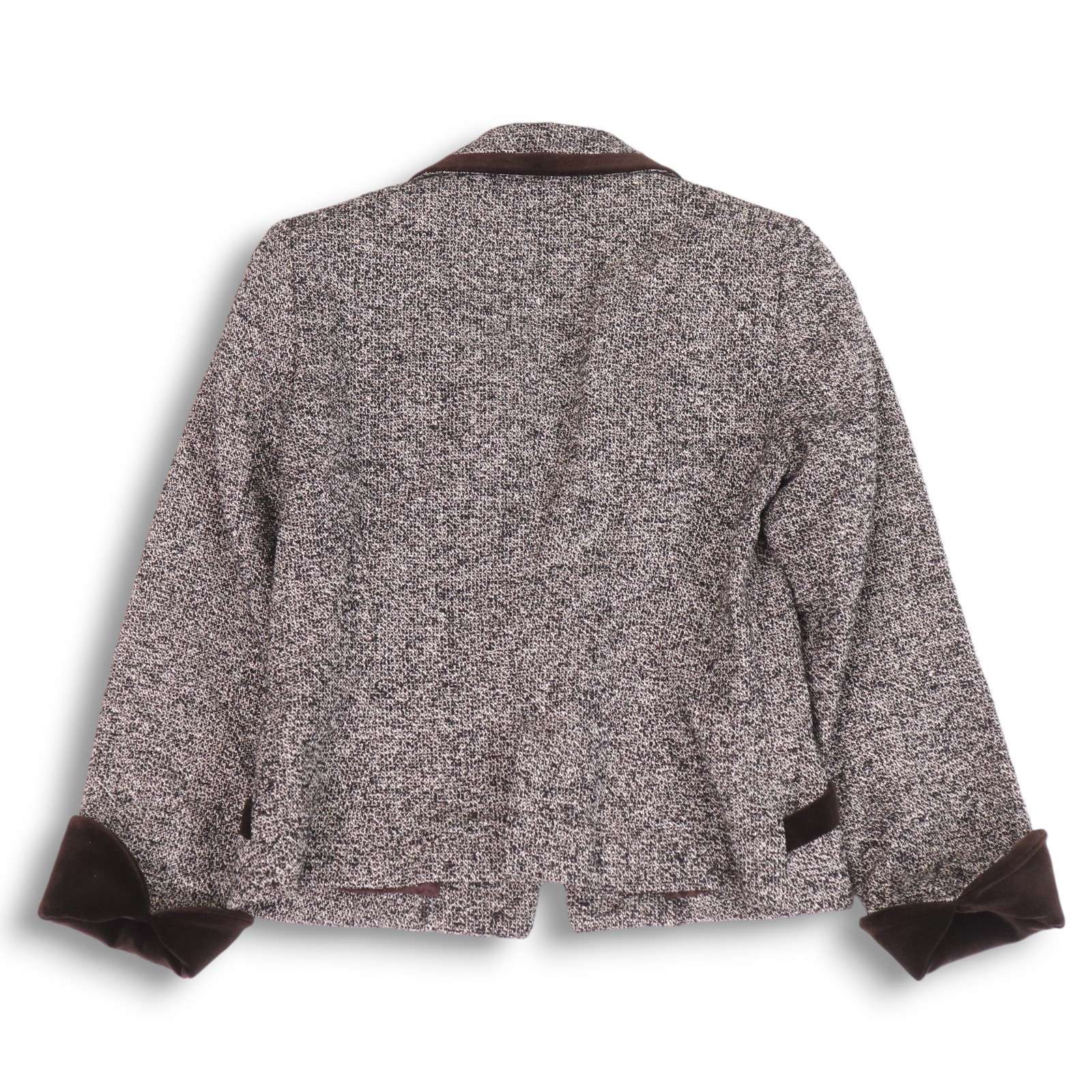 HANAE MORI ツイードジャケット　38 ウール混　花　日本製 HANAE MORI ツイードジャケット 38 ウール混 花 日本製 HANAE MORI