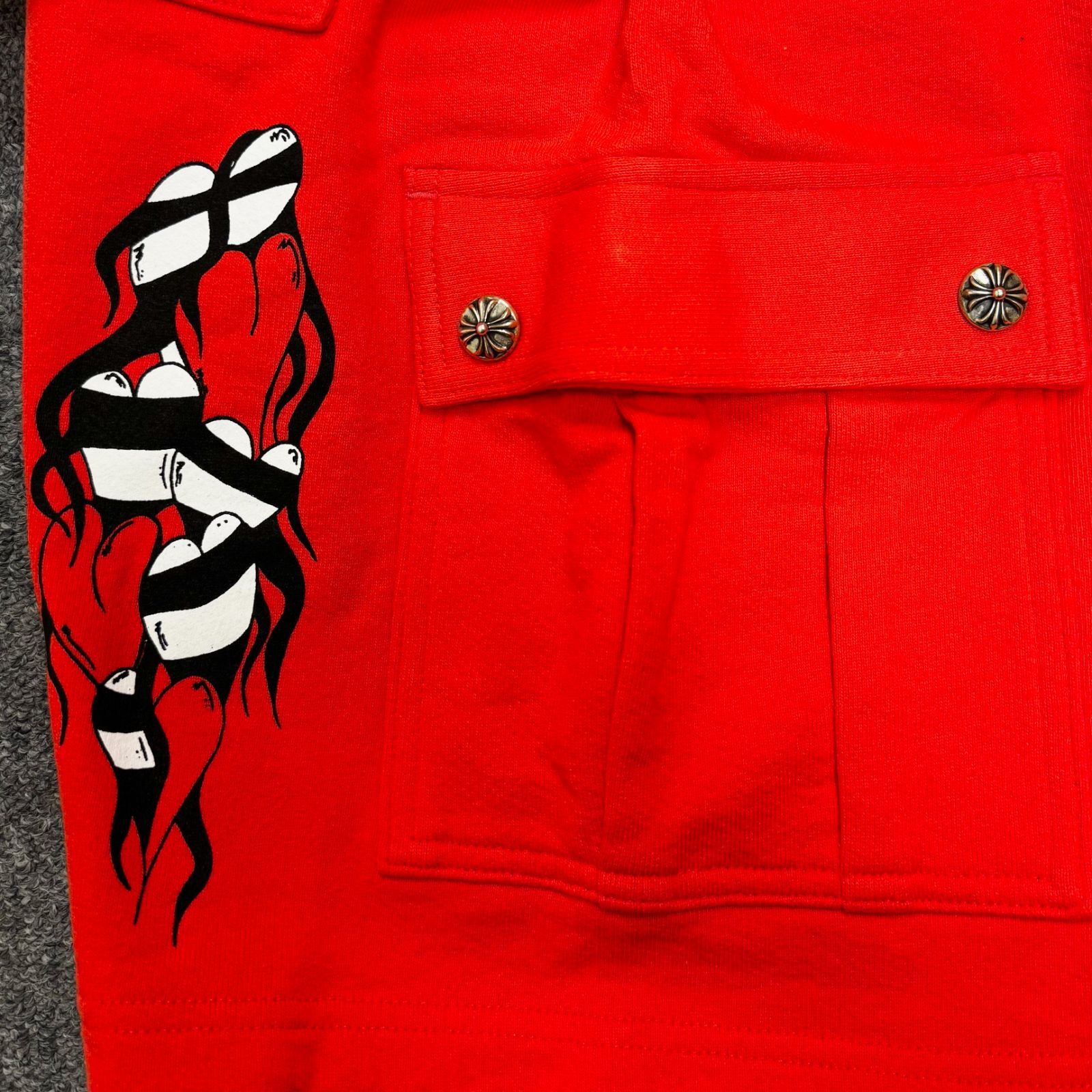 未使用品 CHROME HEARTS MATTY BOY PPO CARGO SWEAT SHORTS カーゴ 