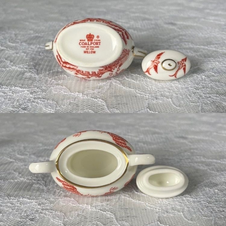 コールポート ウィロー ミニチュア ティーセット