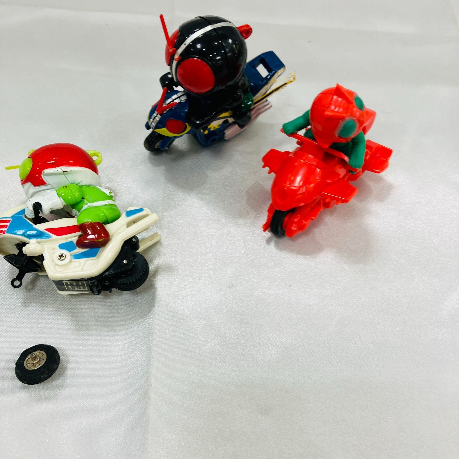 ぞ*ん様 カッとびライダー　仮面ライダー ミニフィギュア バイク付き A【コレクション】仮面ライダー カッとびライダー バイク