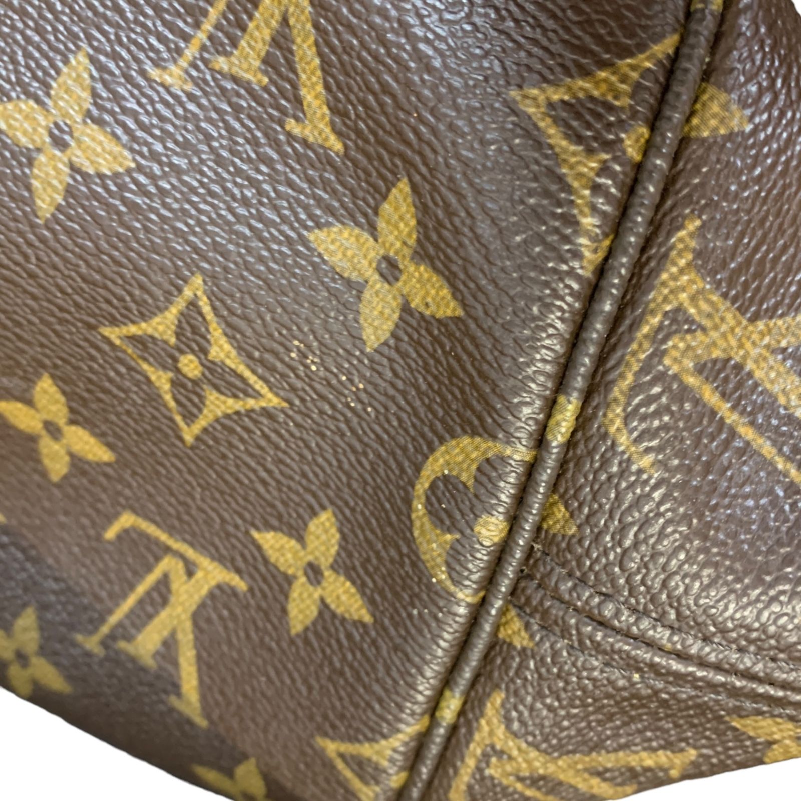 ◇中古品/シミ汚れ有◇ルイヴィトン LOUIS VUITTON モノグラム キャンバス ネヴァーフル トートバッグ ブラウン 茶 X60020NSD  - メルカリ