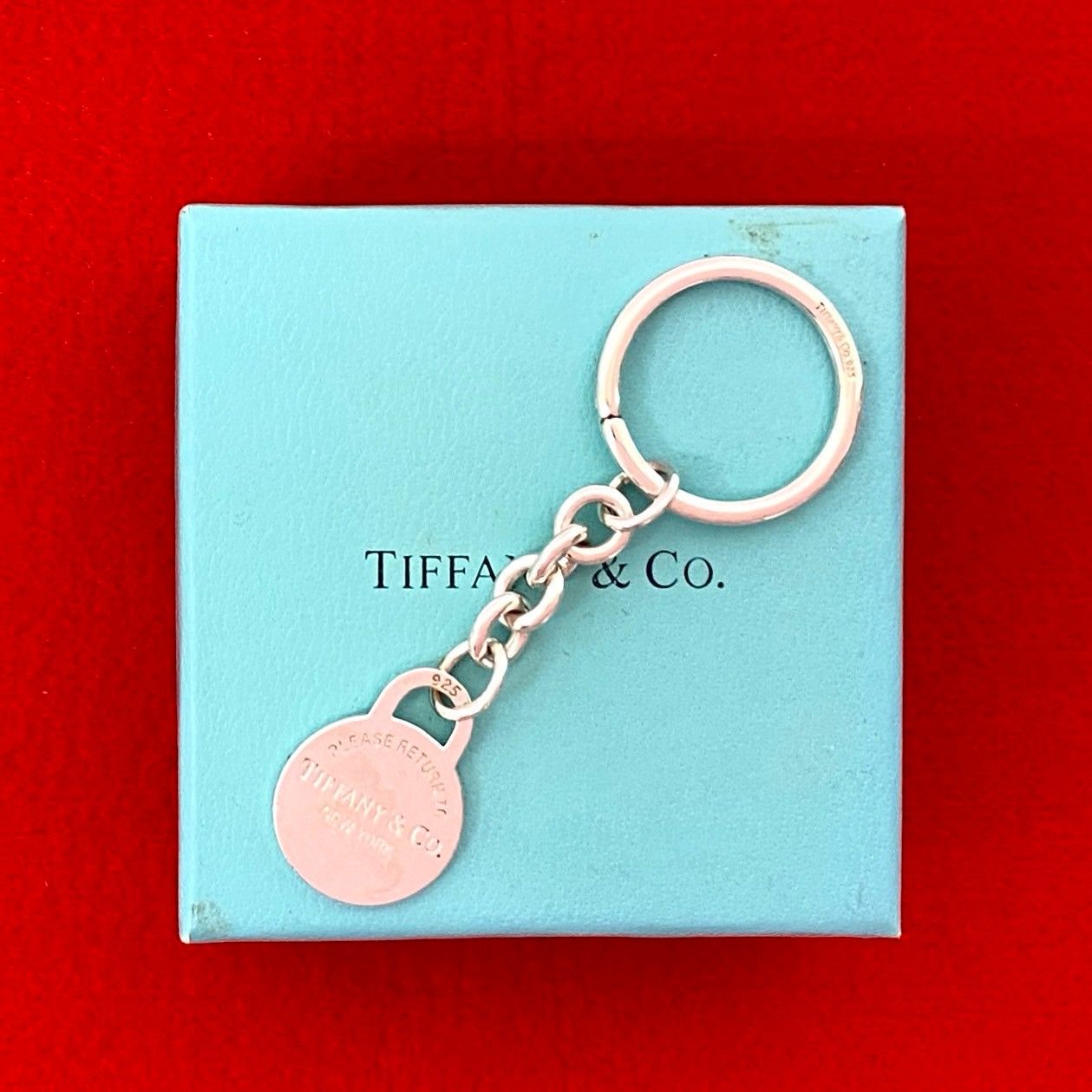 極 美品 TIFFANY&Co. ティファニー リターントゥ ラウンド タグ