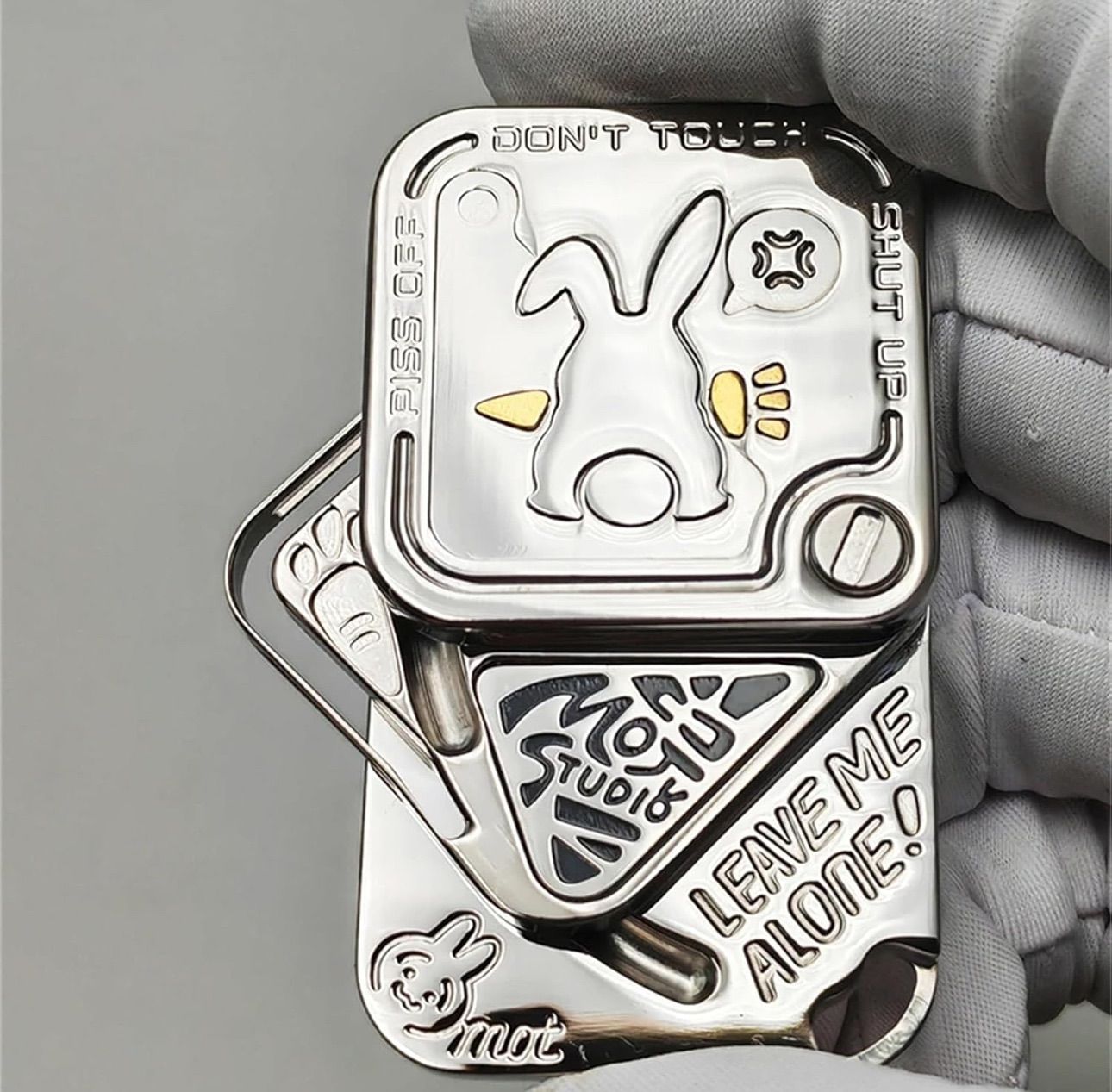 ラビット SNAP フィジェットトイ EDC ハンドスピナー フィジェット