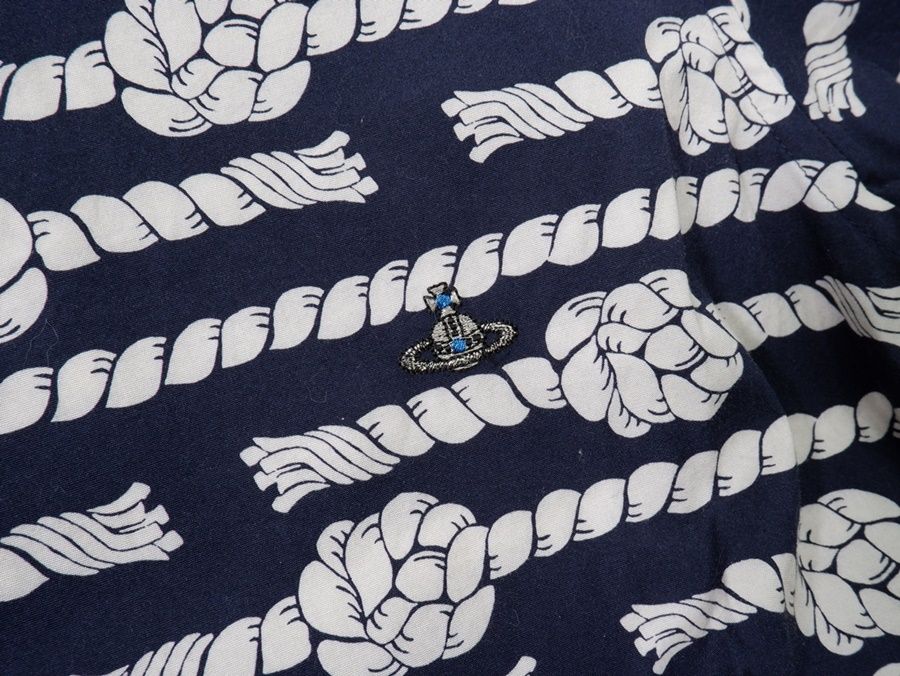 ヴィヴィアンウエストウッドマン柄デザイン長袖シャツ