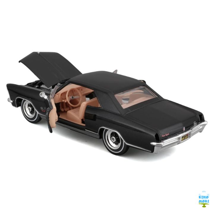 Maisto 1:26 1965 ビュイック リヴィエラ ブラック ミニカー - メルカリ