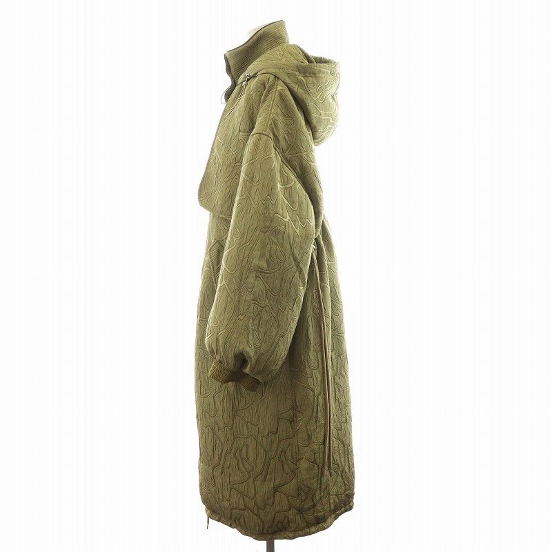 TODAYFUL Jacquard Down Coat カーキ38 TODAYFUL Jacquard Down Coat