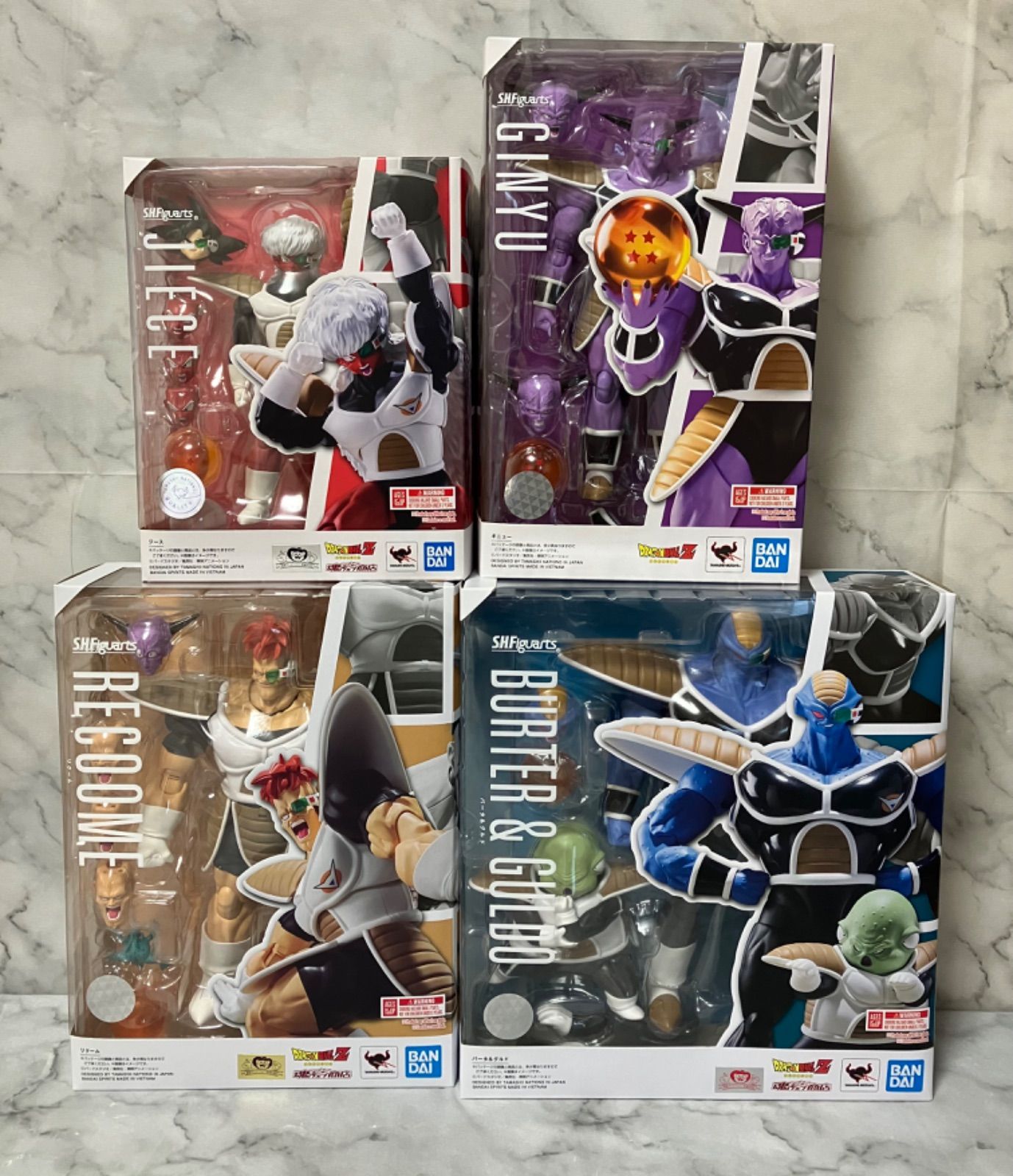 S.H.Figuarts ギニュー特戦隊セットドラゴンボールフィギュア| Buyee 