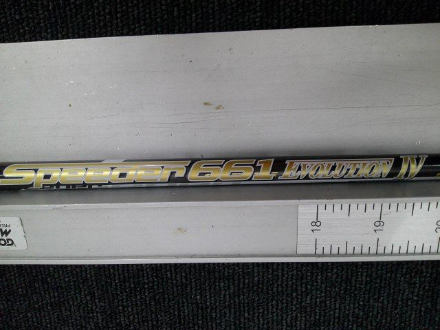 中古 シャフト フジクラ Speeder 661 Evolution IV（S） 40インチ/S/0