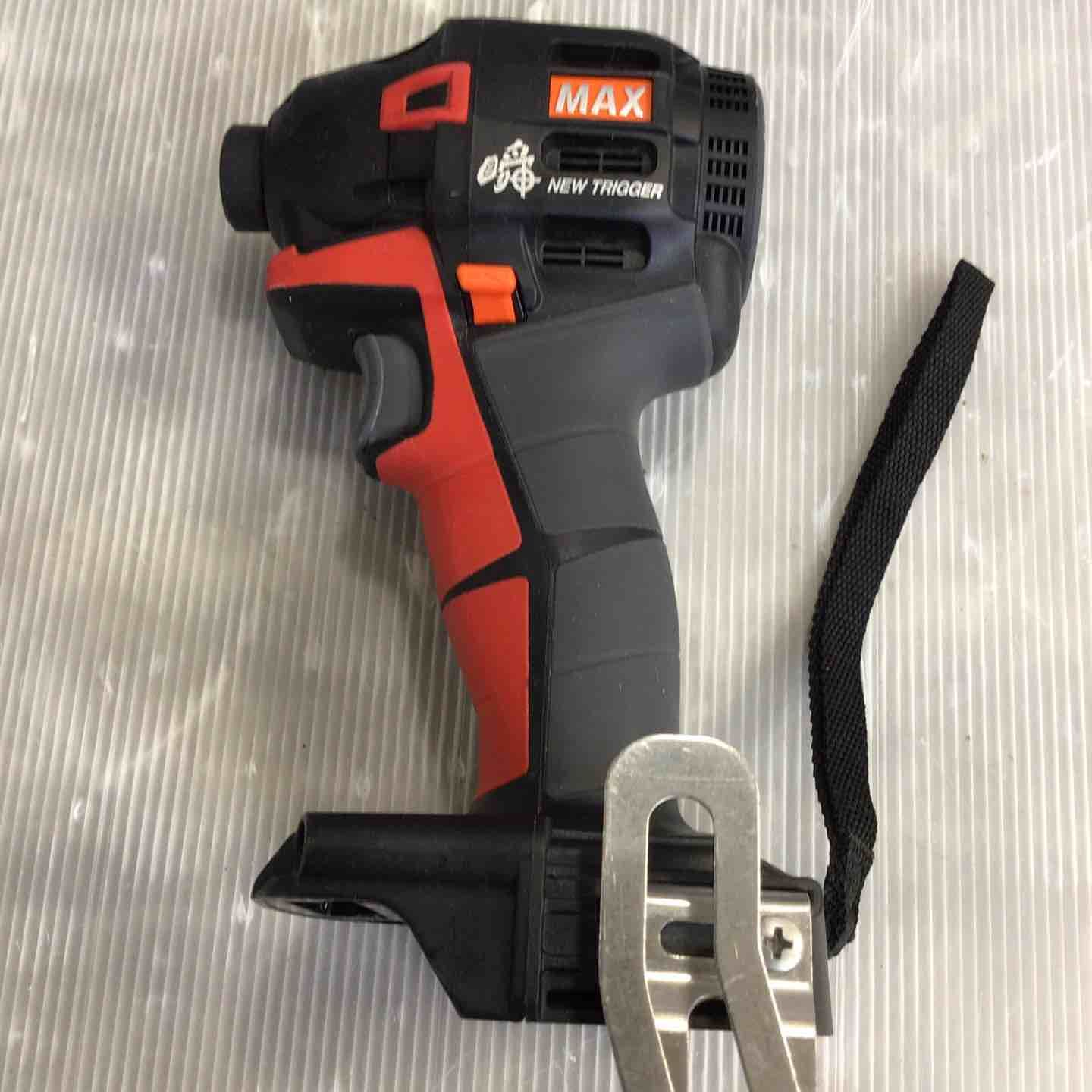 マックス MAX 充電式ブラシレスインパクトドライバ PJ-ID153R 赤 14.4V|18V対応 本体のみ PJ91243 草加店
