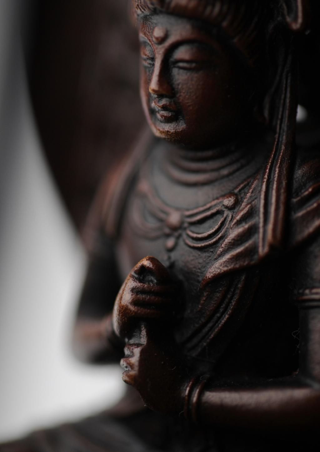 大日如来 - 総高14.3cm 銅製 高岡銅器 仏像