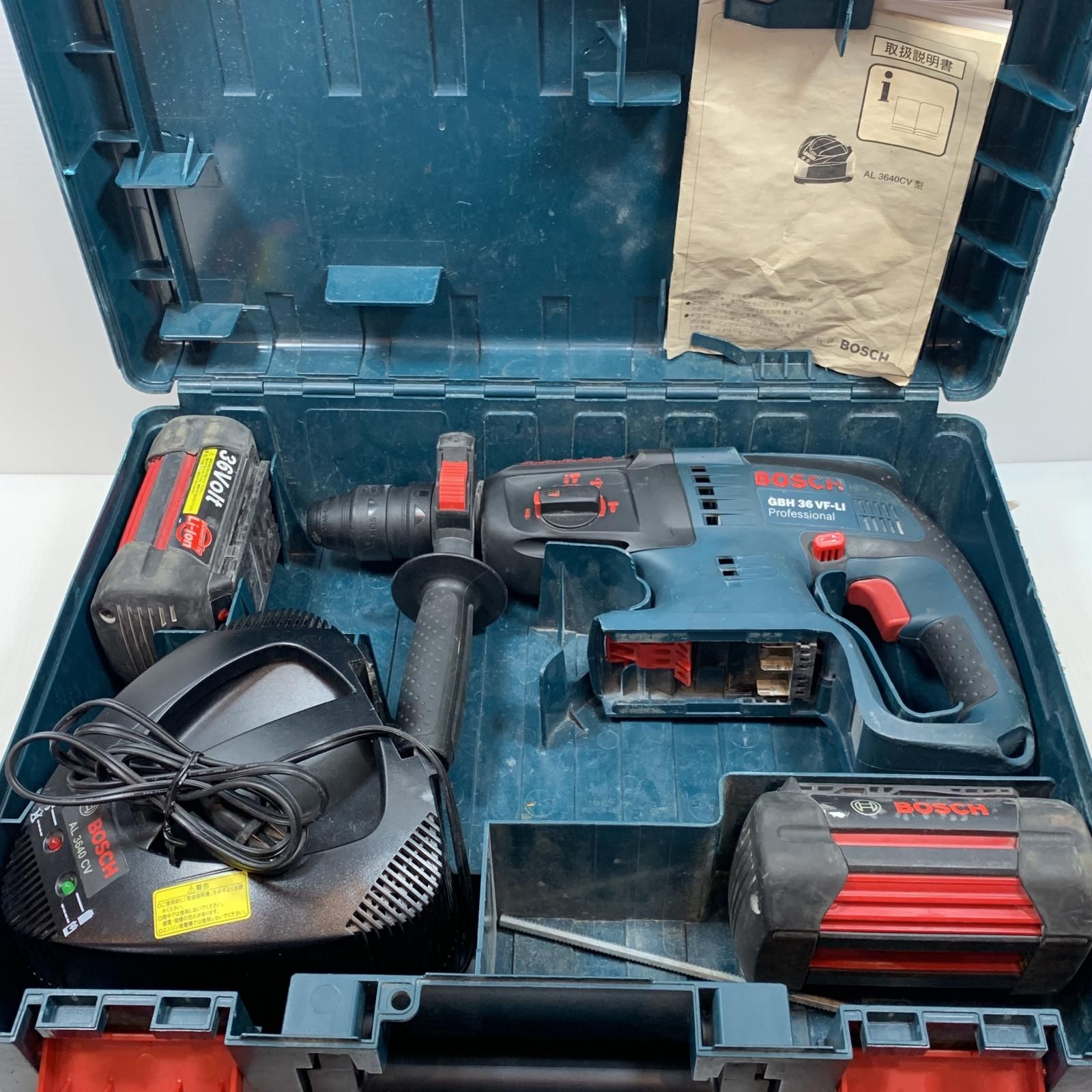 κκBOSCH ボッシュ 電動工具 ハンマドリル コードレス式 36v 3100009 バッテリー1個 動作不良 GBH36VF-LI