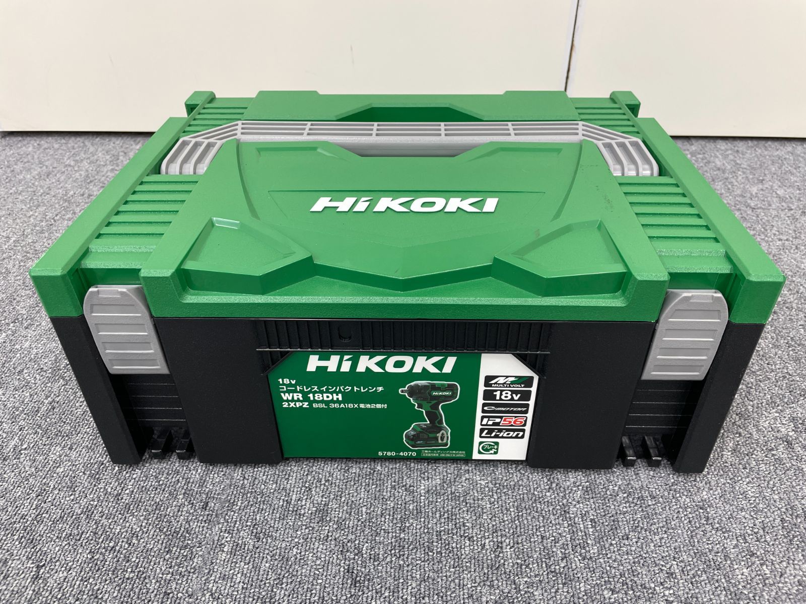 HiKOKI ハイコーキ WR18DH 2XPZ 18V コードレス インパクトレンチ バッテリ2個 充電器 ケース付き 工具 B9 J122 HRDEVELOPMENT_JP