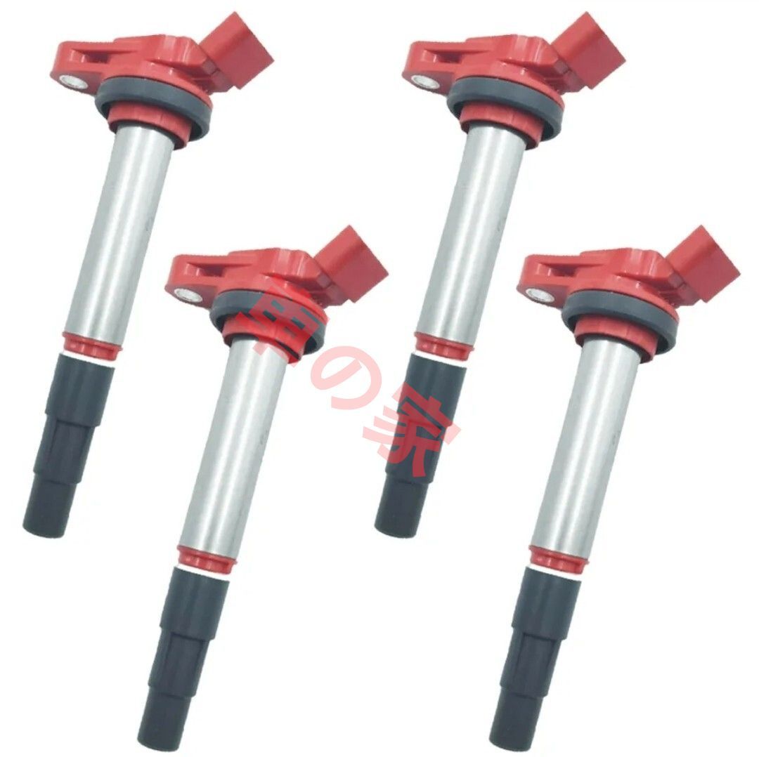 4本セット ノア ヴォクシー エスクァイア 強化 イグニッションコイル ZRR70G ZRR70W ZRR75G ZRR75W 90919-02252 トヨタ◆