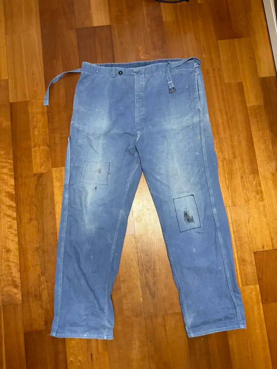 フレンチワークパンツ パッチ オムニ ピープル 36 ー 38 インチ