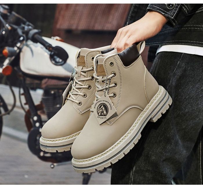 ベージュ ハイカット ミリタリーブーツ Amazon | [Knightraid] メンズ ミリタリー ブーツ アウトドア