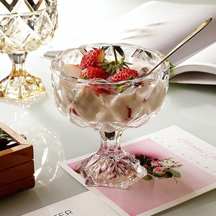 アイス デザート サンデーカップ ガラス 2個セット デザートカップ