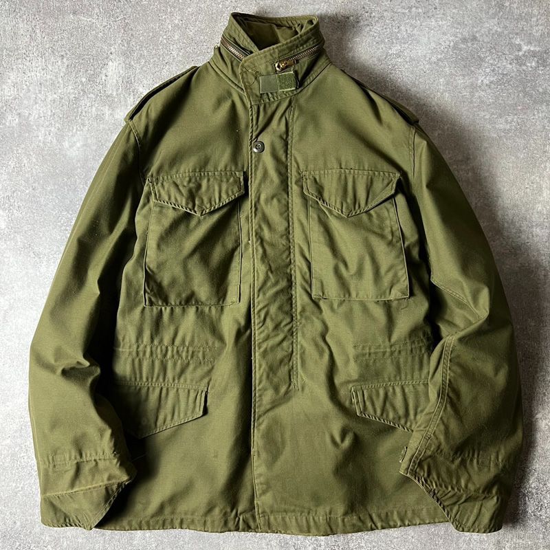 70s US ARMY 米軍実物 M-65 フィールド ジャケット S-R 3rd / 70年代