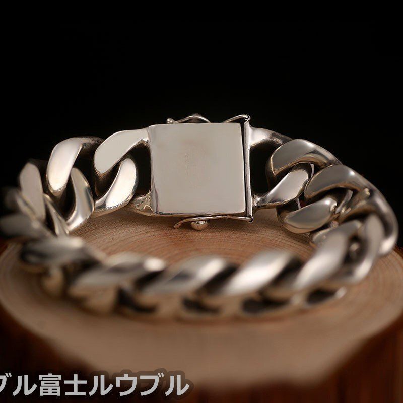 メンズ ブレスレット ヴィンテージシルバー S925 バングル メンズ