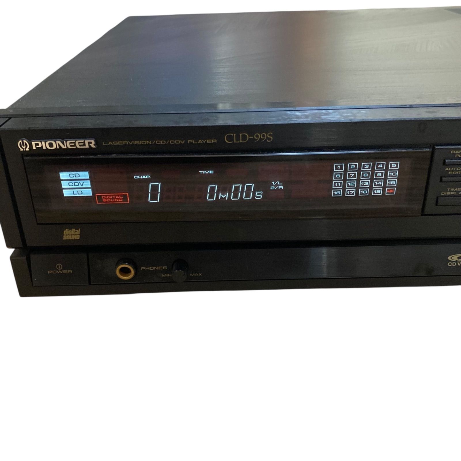 【日本未発売】 Pioneer CLD-99S CU-CLD007 LD プレーヤー 動作 済み