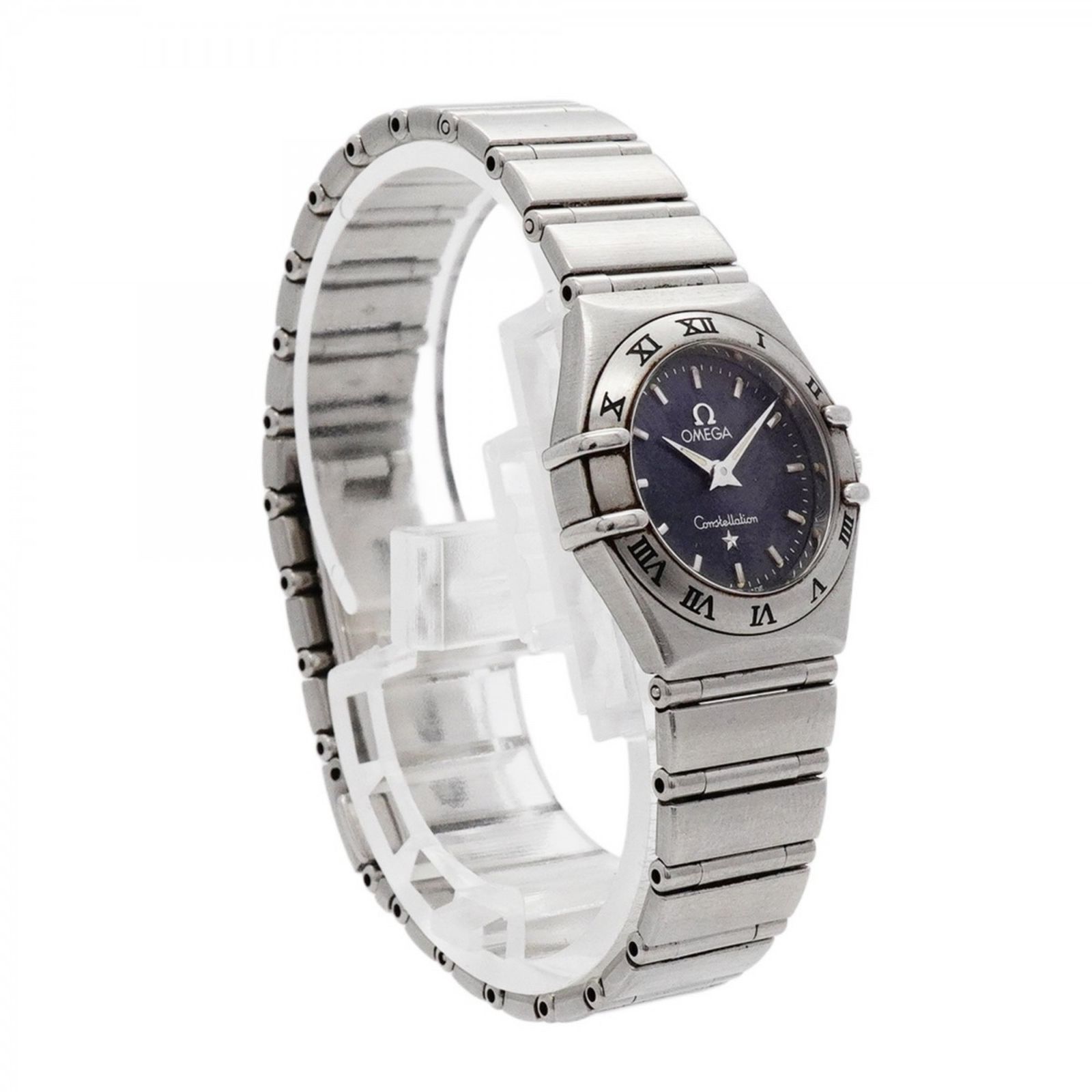 ネイビー文字盤腕時計