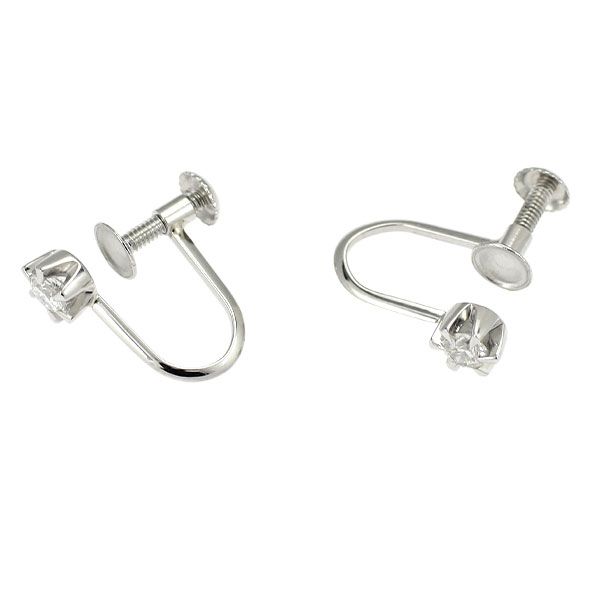 Pt850 ダイヤモンド イヤリング 0.20ct - メルカリ