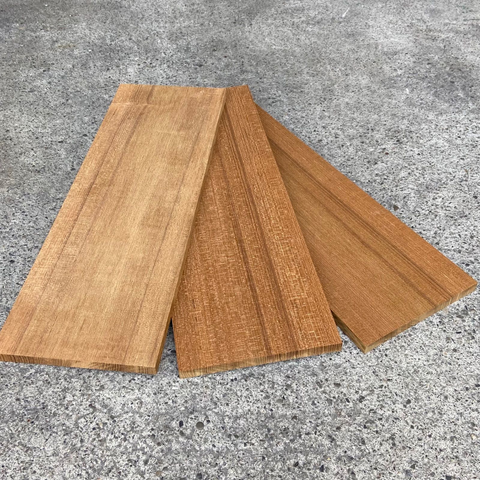 木材 5商品セット/ ウォールナット マホガニー ゼブラウッド チーク