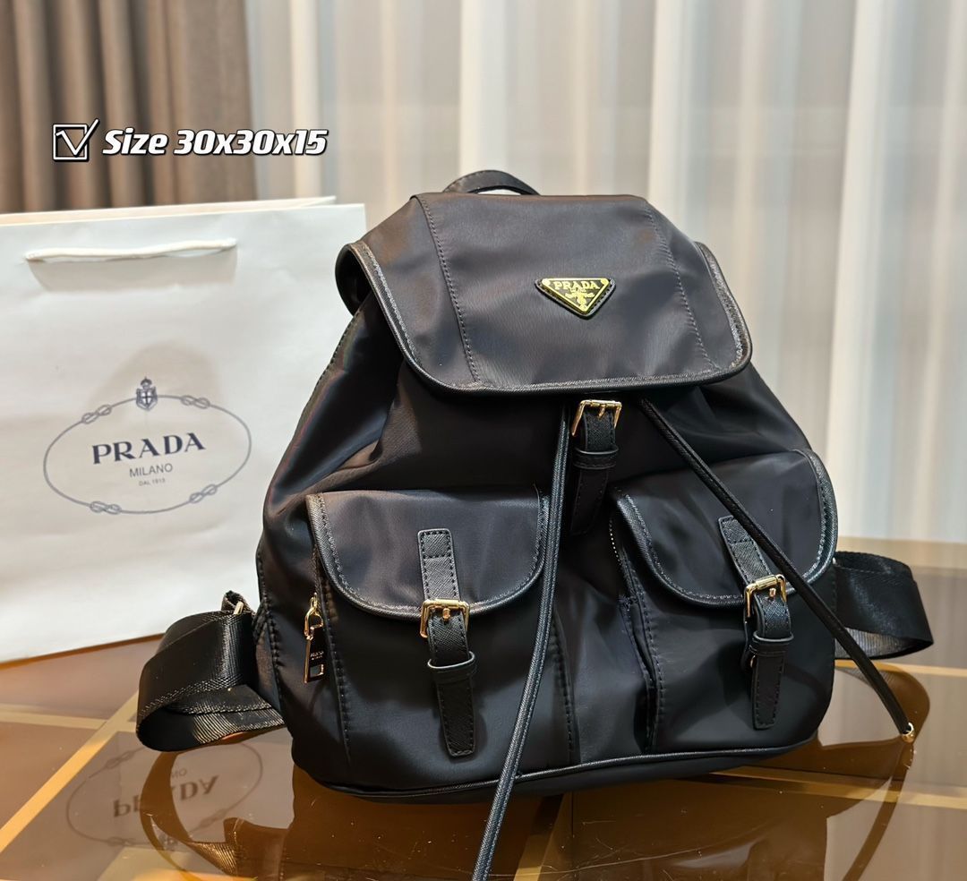  超 プラダ PRADA バックパック リュック ショルダーバッグ 財布 3点セット｜ ｜ --MM輸入2 ハンドバッグ バッグ