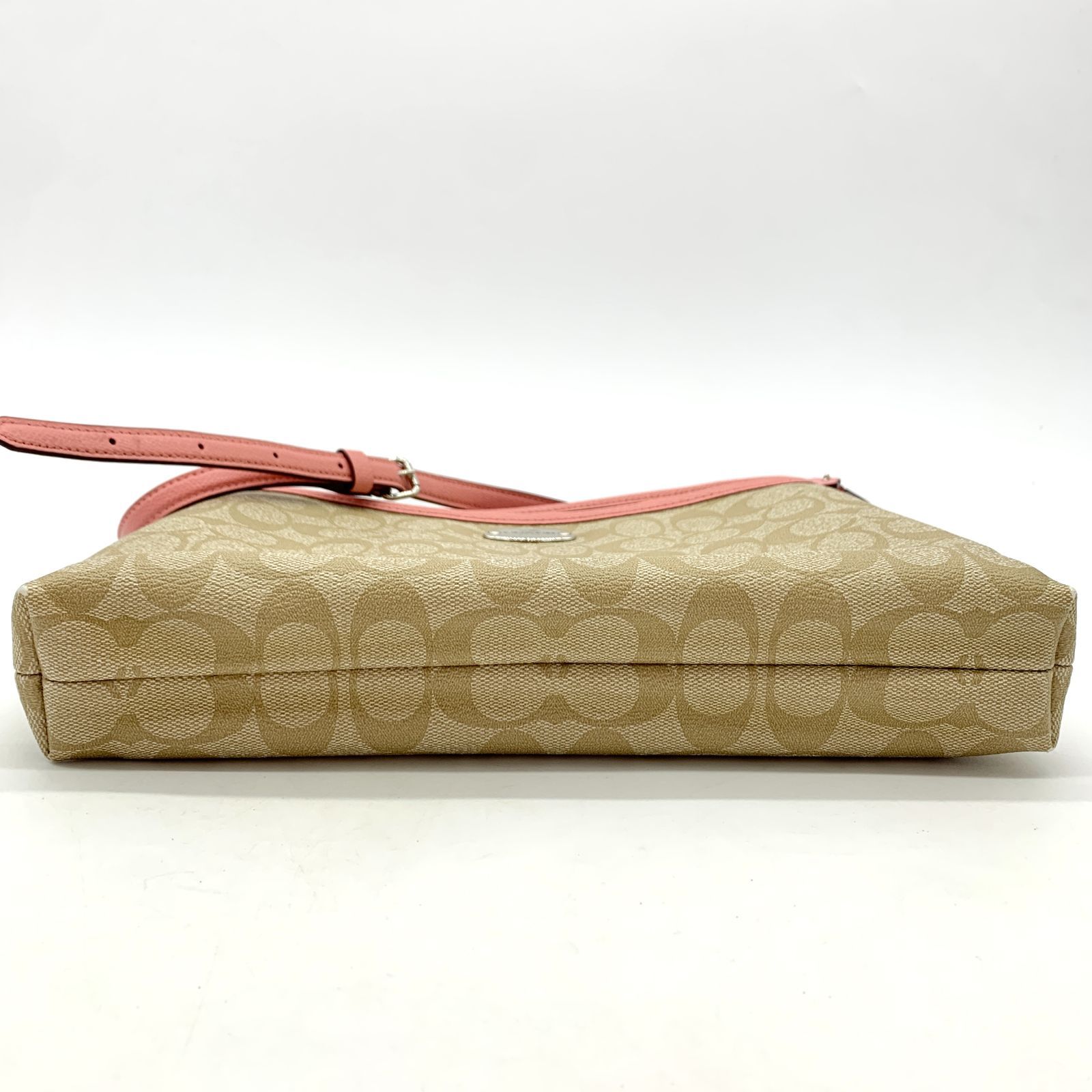 ▽COACH/コーチ ラグジュアリー シグネチャー ショルダーバッグ F34938