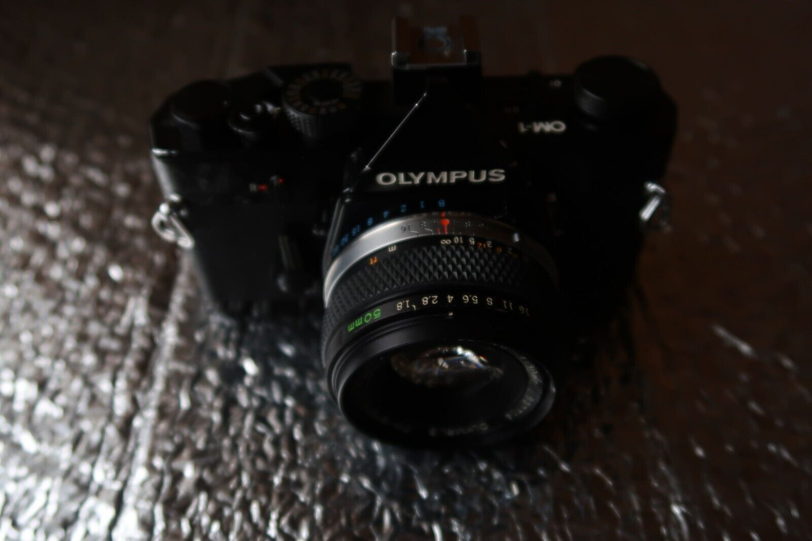 オリンパス OLYMPUS OM-1 ブラック 50mm f1.8レンズ
