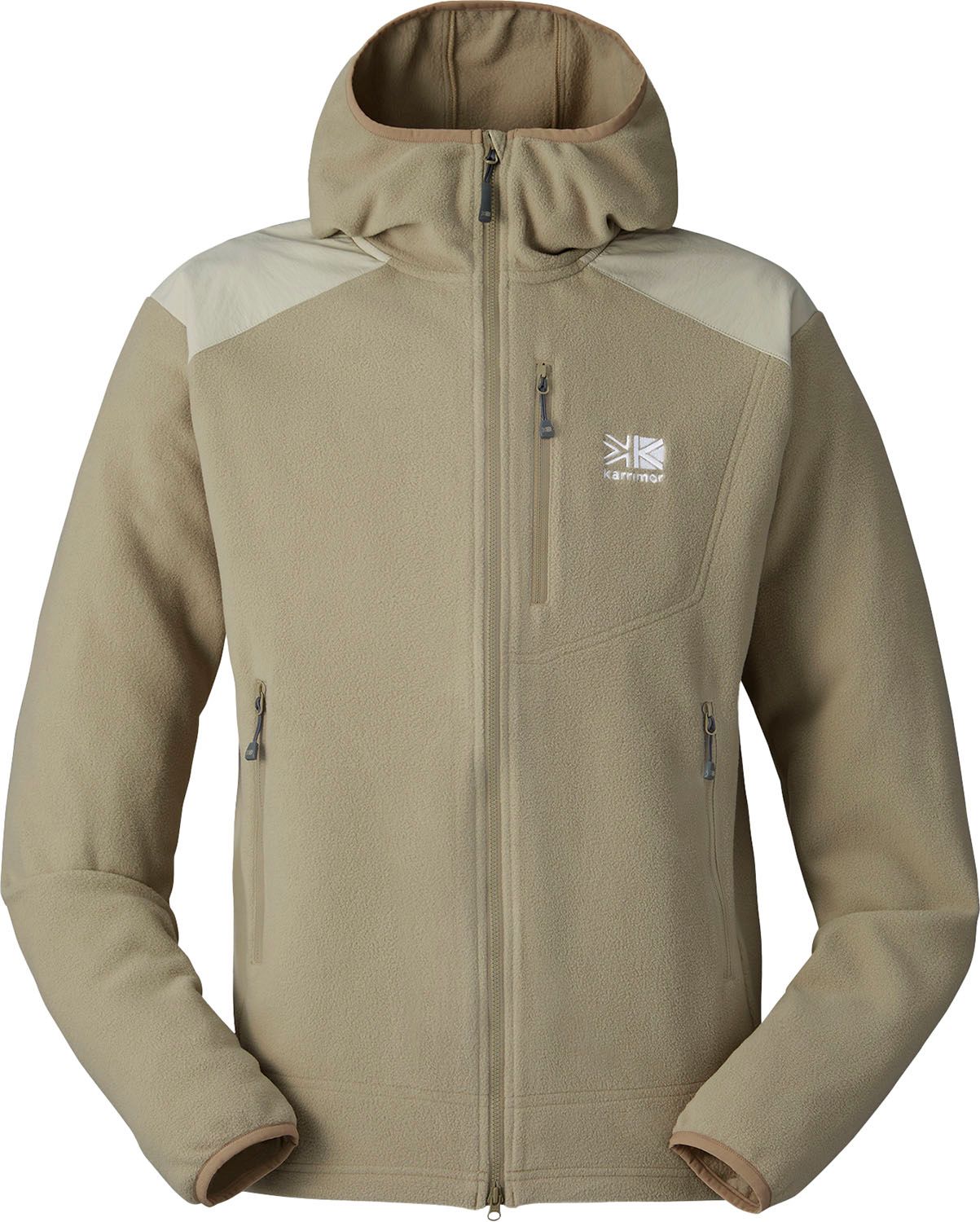 アウトドア GRPN TRAIL HOODIE トレイルフーディ フリース ジャケット 上着 ダブルジッパー 防寒 冬 刺繍ロゴ 通気性 速乾性 伸縮性 ポケット付き 101506 1030 ALUMINIUM