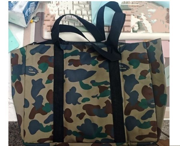 A BATHING APE 迷彩ダメージ トートバッグ A BATHING APE 迷彩柄 ビッグトート アベイシングエイプ - メルカリ