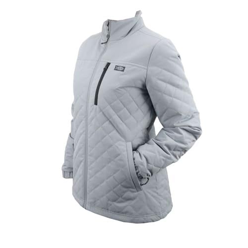 アフコ Aftco レディース クロスウィンド パフ ジャケット ライトグレー Lサイズ Women s Crosswind Puff Jacket Light Gray M WJ 45