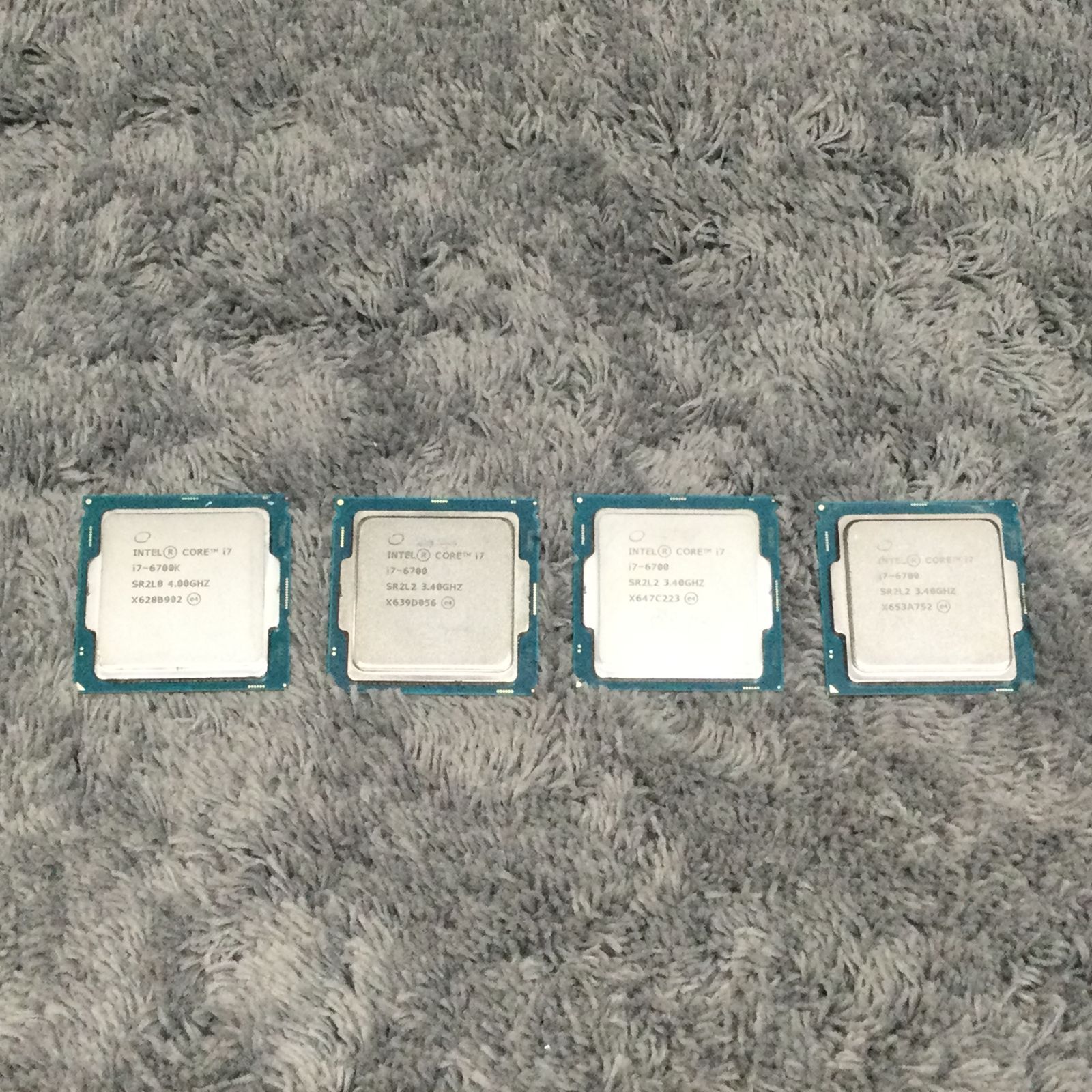 intel Core i7-6700 【CPU 4点セット】まとめ売り