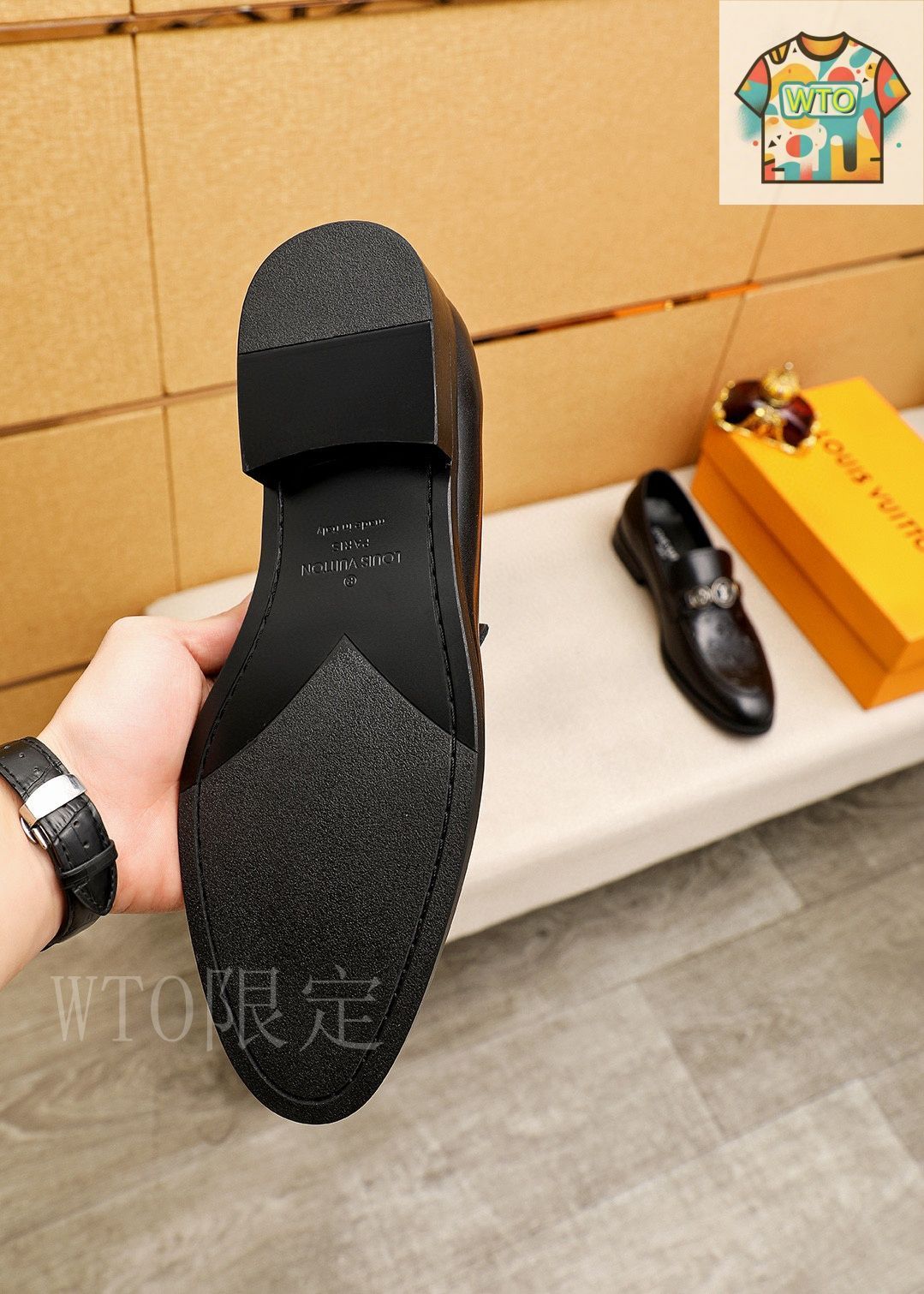 情熱福ちゃん☆ 限定品 新品未使用 ルイヴィトン レザー デッキシューズ LOUIS VUITTON ルイ・ヴィトン カジュアルレザーシューズ06