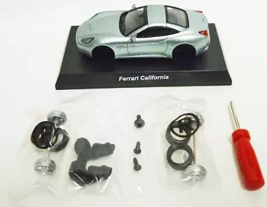 中古】ミニカー 1/64 Ferrari California(シルバー