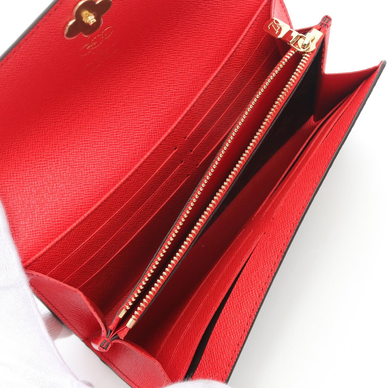 ルイ・ヴィトン LOUIS VUITTON 二つ折り長財布 ポルトフォイユ サラ NM  