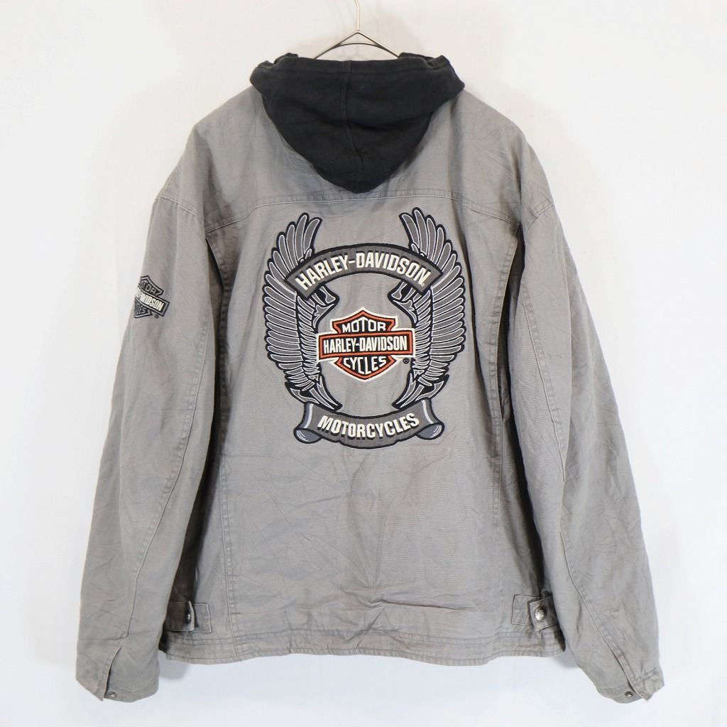 HARLEY DAVIDSON ハーレーダビッドソン フーディーライナー付き 中綿 
