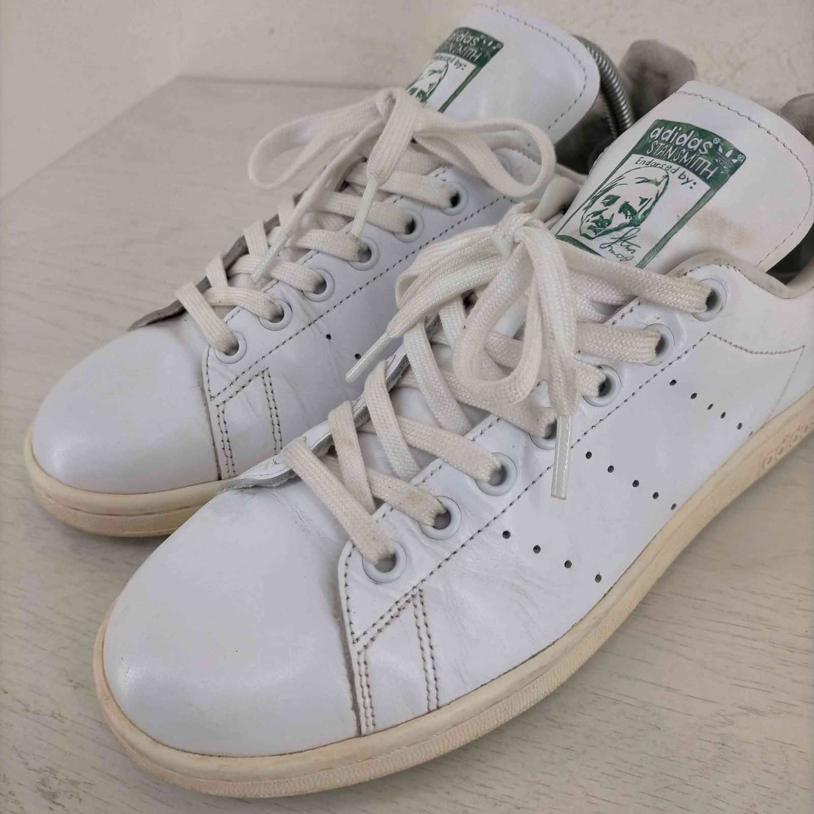 アディダスオリジナルス adidas Originals NIGO STAN SMITH RUNNING スムースレザー グリーン メンズ JPN：26 