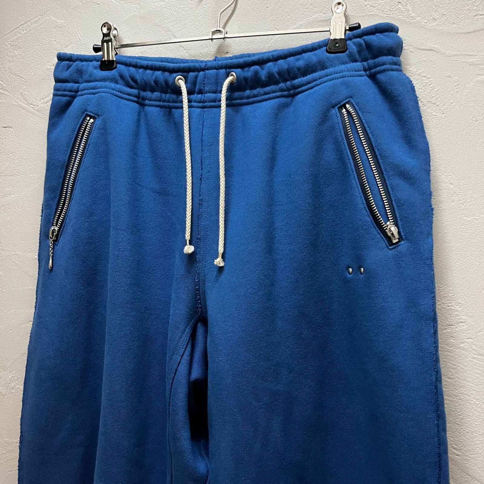 SUGARHILL シュガーヒル 23SS ZIP-UP WIDE SWEAT TROUSERS ジップアップ ワイドスウェットパンツ ブルー系  タグ付き【代官山04】 - メルカリ