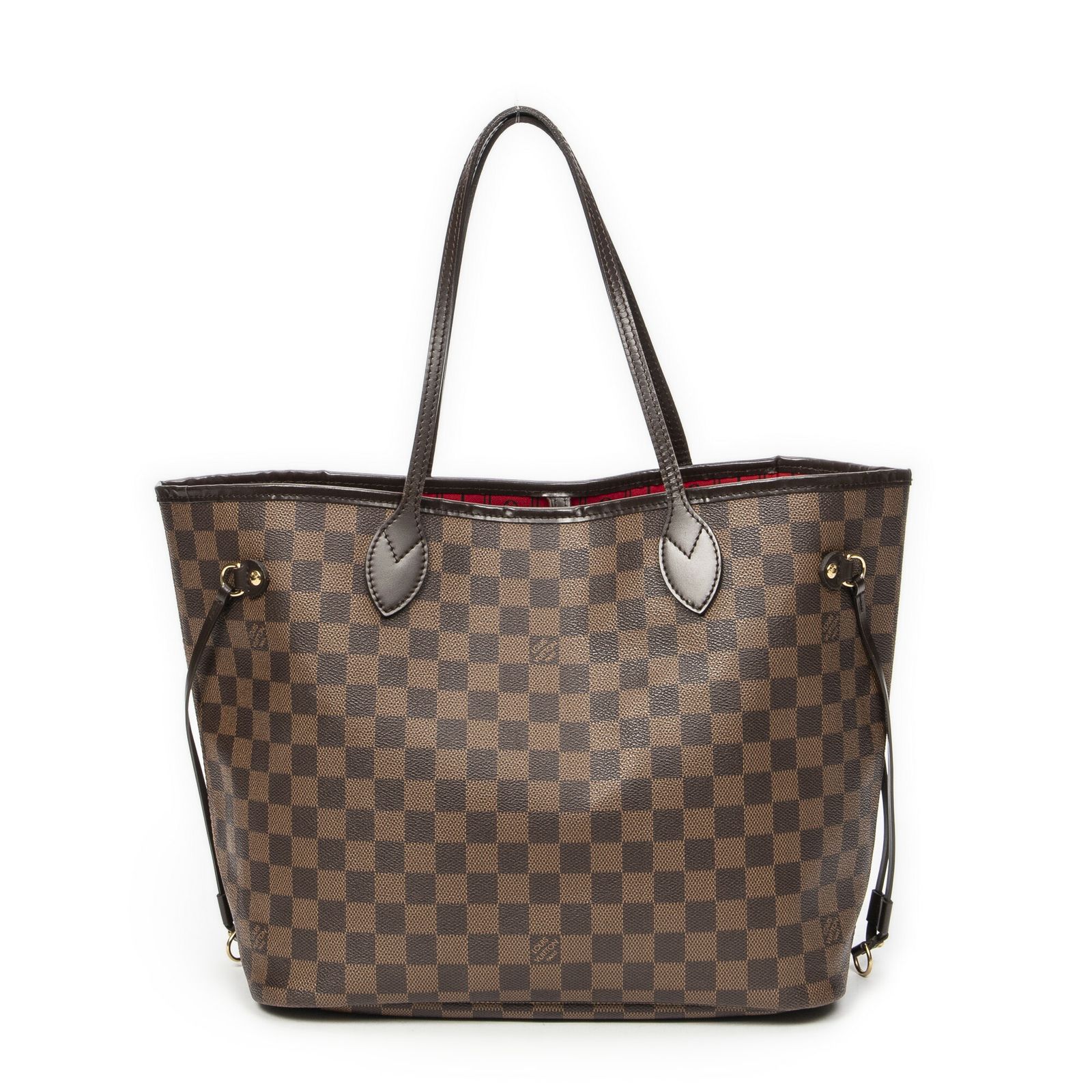 LOUIS VUITTON ルイヴィトンネバーフル茶色ダミエ エベヌA