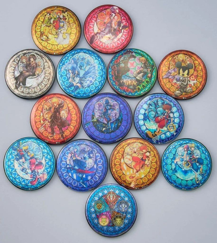 中古】バッジ・ビンズ 全14種セット 「キングダムハーツ 中古】バッジ・ビンズ 全14種セット 「キングダムハーツ