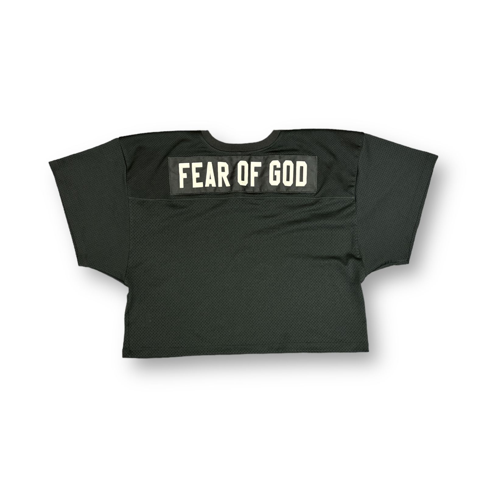 FEAR OF GOD ワッペン 刺繡 メッシュ Vネック ゲームシャツ Tシャツ