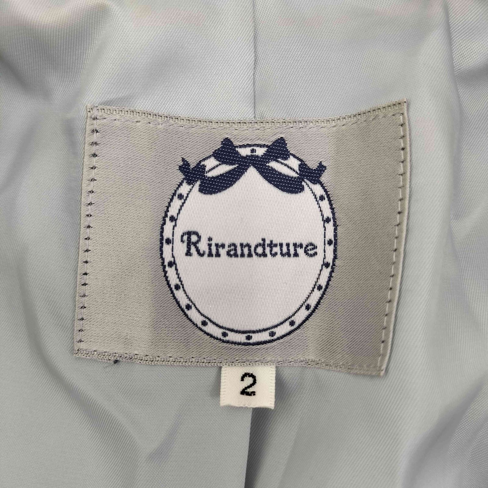 リランドチュール Rirandture ダブル釦コート レディース JPN：2