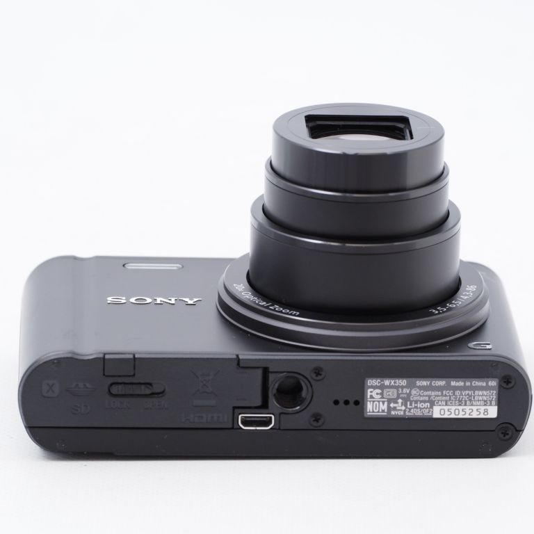 SONY ソニー デジタルカメラ Cyber-shot WX350 光学20倍 ブラック DSC-WX350-B カメラ本舗｜Camera  honpo メルカリ