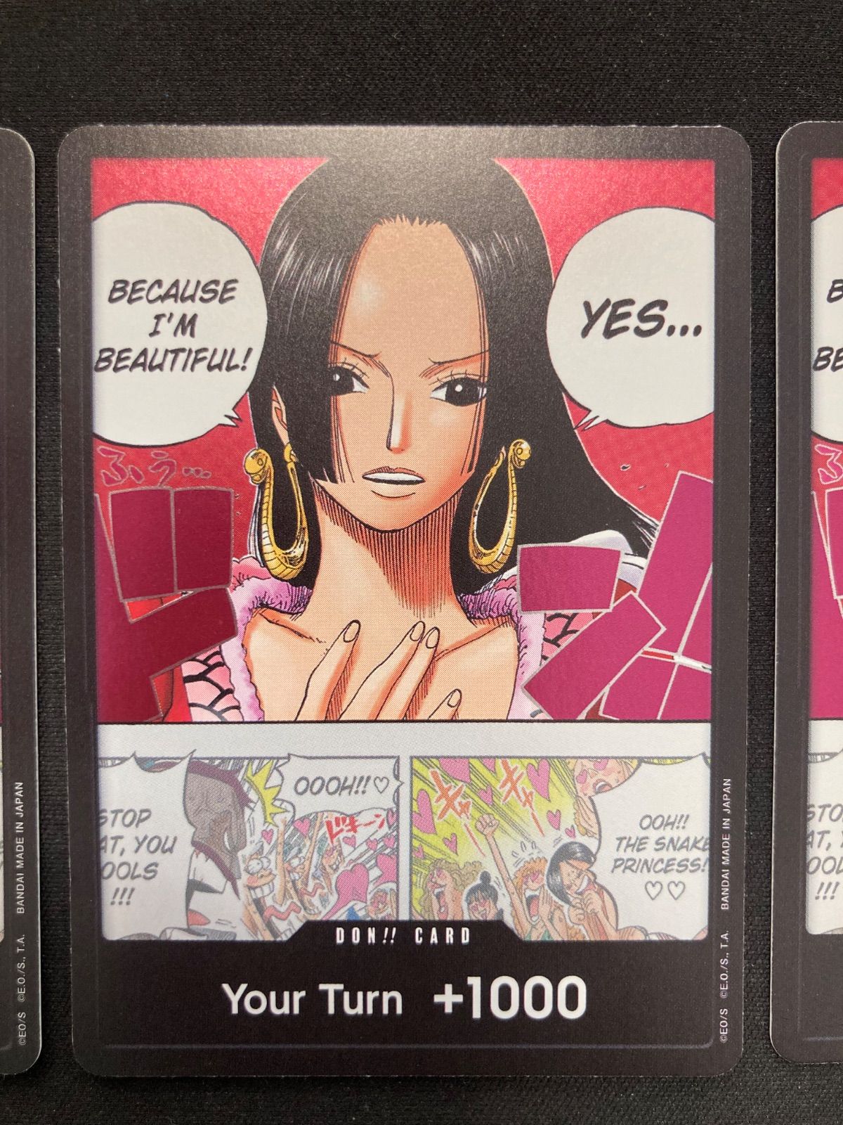 ワンピース ドンカード ハンコック 3枚セット 英語 プロモ A001 - メルカリ