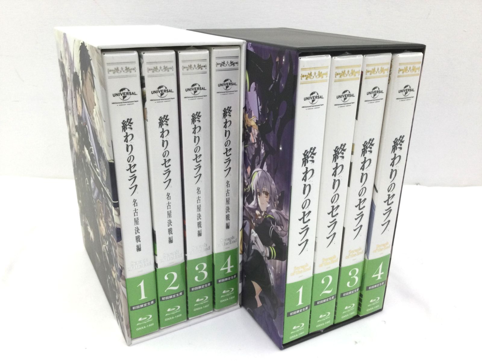 D0105/未開封】 終わりのセラフ 初回限定生産 1期2期 Blu-ray 収納BOX