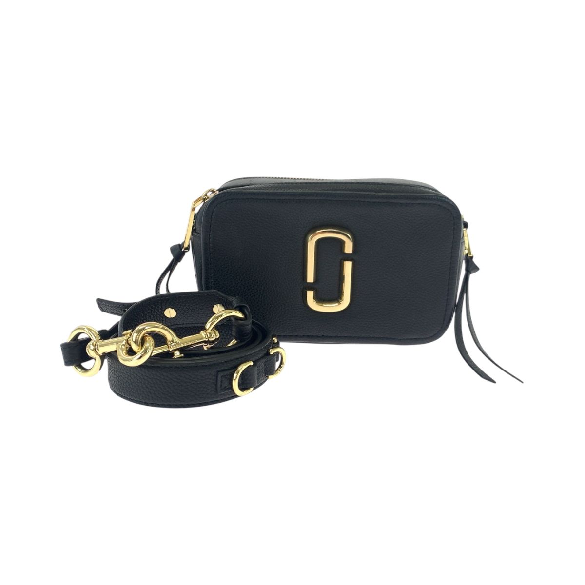 美品 MARC by MARC JACOBSショルダーバッグ ブラック黒斜めがけ MARC BY MARC JACOBS マークバイマークジェイコブス ブラック 黒
